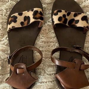 Italian leather sandals